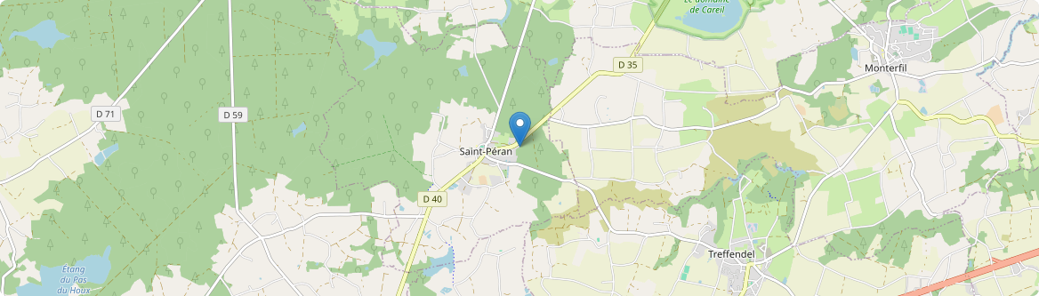 Saint-Péran - Carte