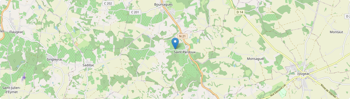 Saint-Perdoux - Carte