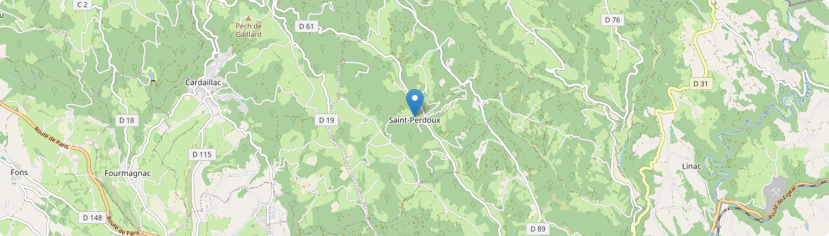 Saint-Perdoux - Carte