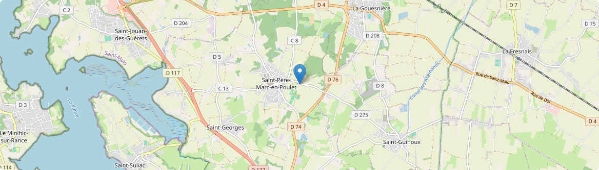 Saint-Père-Marc-en-Poulet - Carte