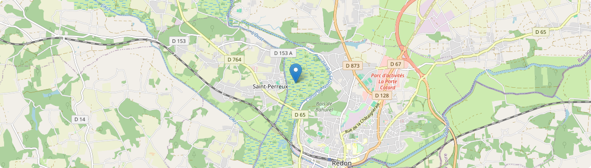 Saint-Perreux - Carte
