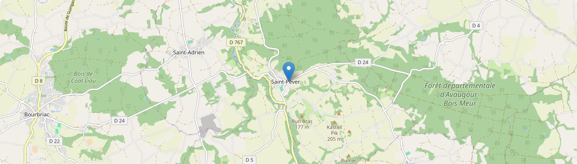 Saint-Péver - Carte