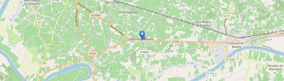 Saint-Pey-d'Armens - Carte
