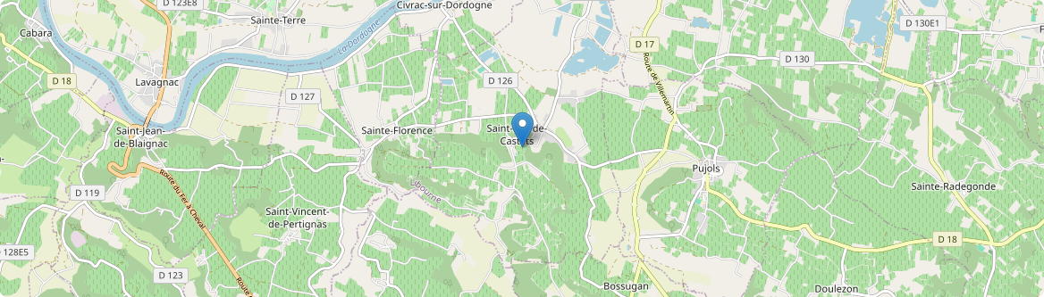 Saint-Pey-de-Castets - Carte