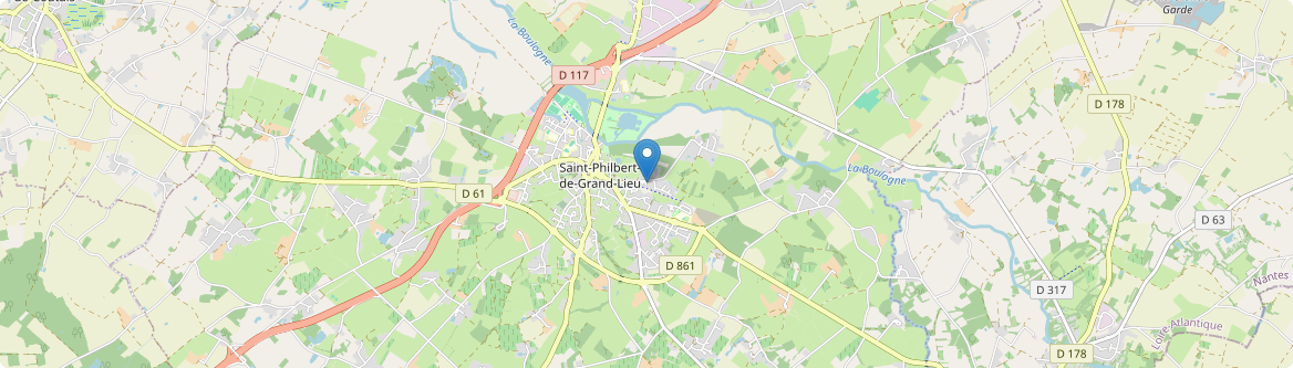 Saint-Philbert-de-Grand-Lieu - Carte