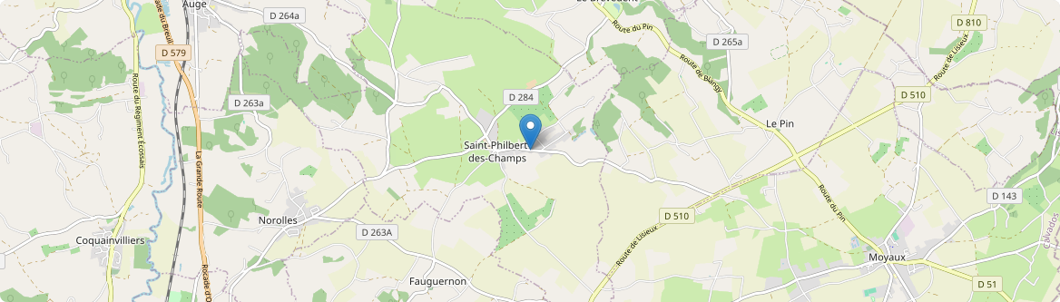 Saint-Philbert-des-Champs - Carte