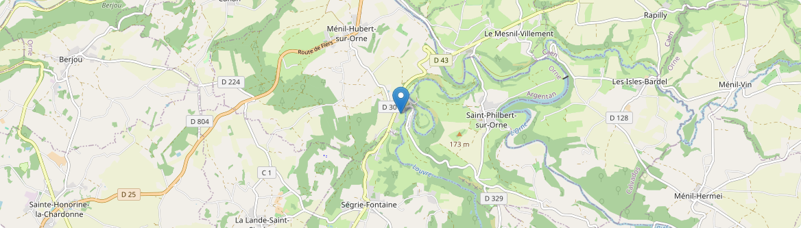 Saint-Philbert-sur-Orne - Carte