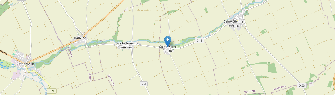 Saint-Pierre-à-Arnes - Carte