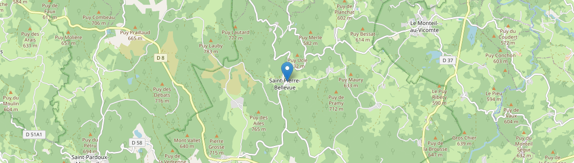 Saint-Pierre-Bellevue - Carte