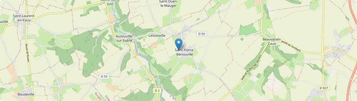 Saint-Pierre-Bénouville - Carte