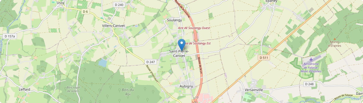 Saint-Pierre-Canivet - Carte