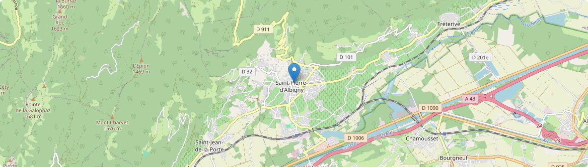 Saint-Pierre-d'Albigny - Carte