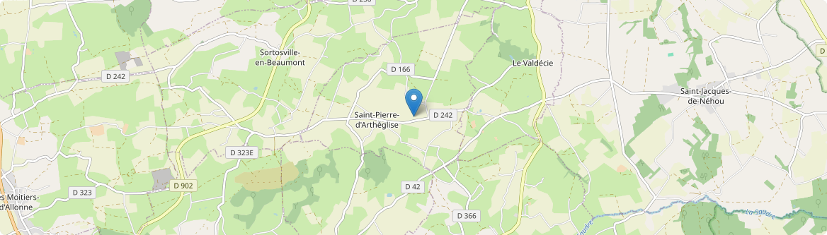 Saint-Pierre-d'Arthéglise - Carte