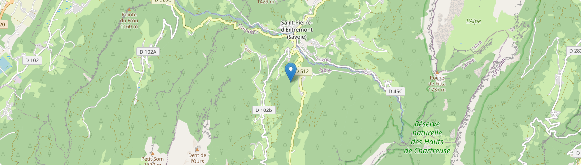 Saint-Pierre-d'Entremont - Carte
