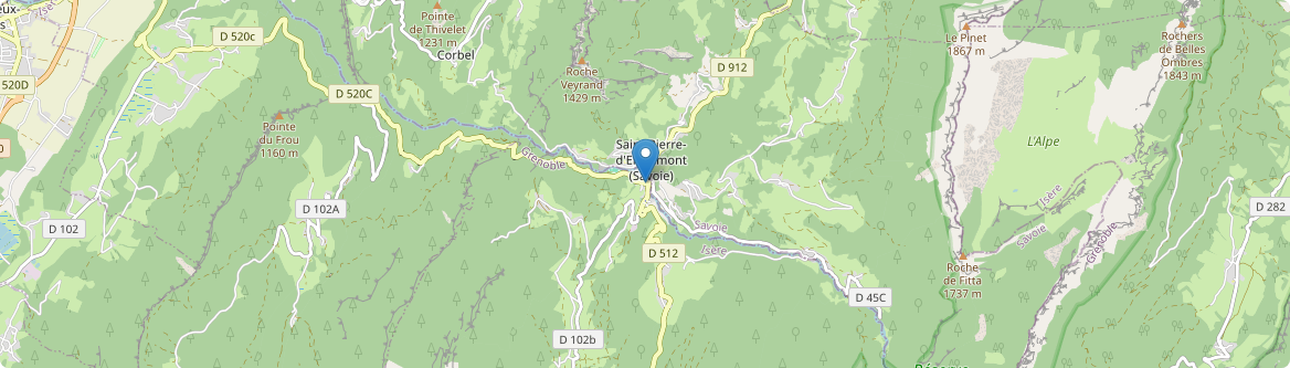 Saint-Pierre-d'Entremont - Carte