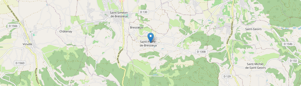 Saint-Pierre-de-Bressieux - Carte