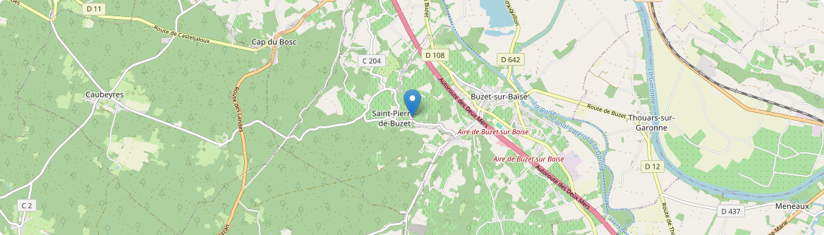 Saint-Pierre-de-Buzet - Carte