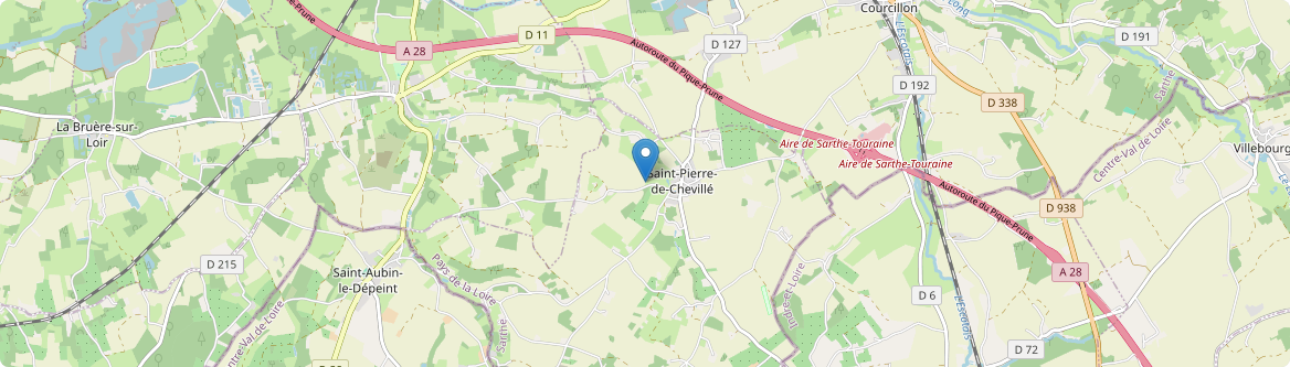 Saint-Pierre-de-Chevillé - Carte