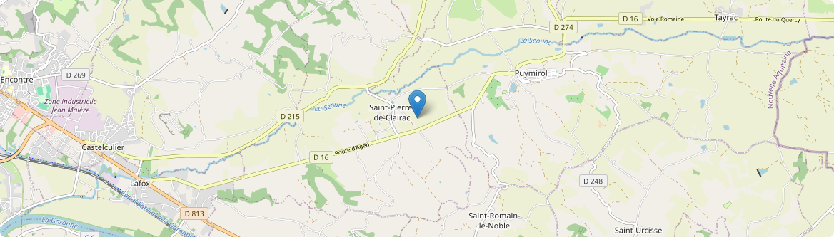 Saint-Pierre-de-Clairac - Carte