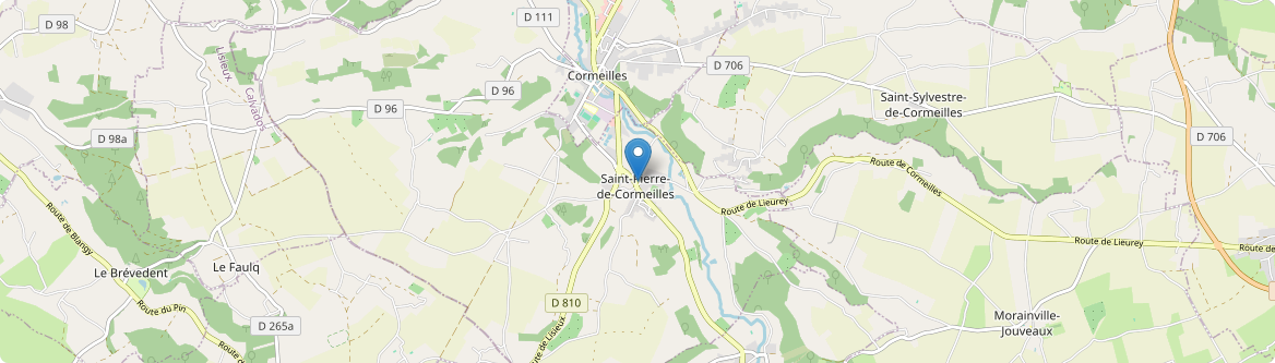 Saint-Pierre-de-Cormeilles - Carte