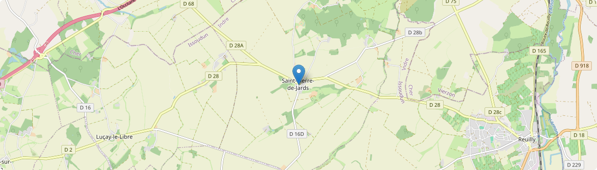 Saint-Pierre-de-Jards - Carte