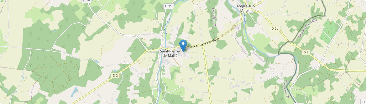 Saint-Pierre-de-Maillé - Carte