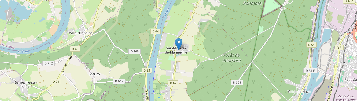Saint-Pierre-de-Manneville - Carte