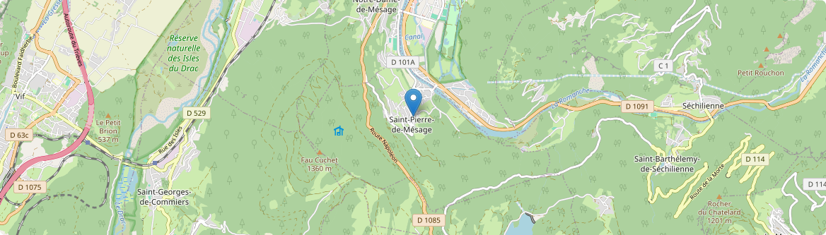 Saint-Pierre-de-Mésage - Carte