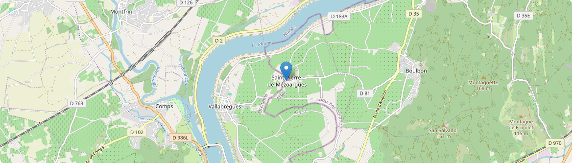 Saint-Pierre-de-Mézoargues - Carte