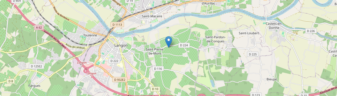 Saint-Pierre-de-Mons - Carte
