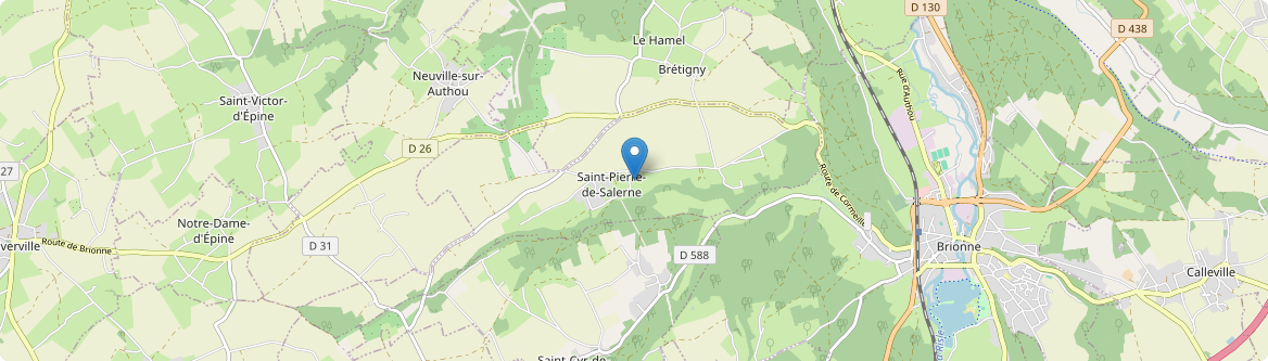 Saint-Pierre-de-Salerne - Carte