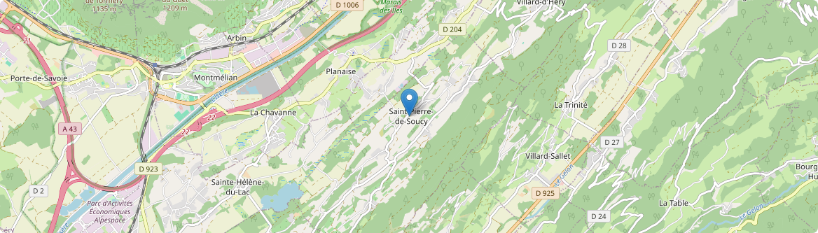 Saint-Pierre-de-Soucy - Carte