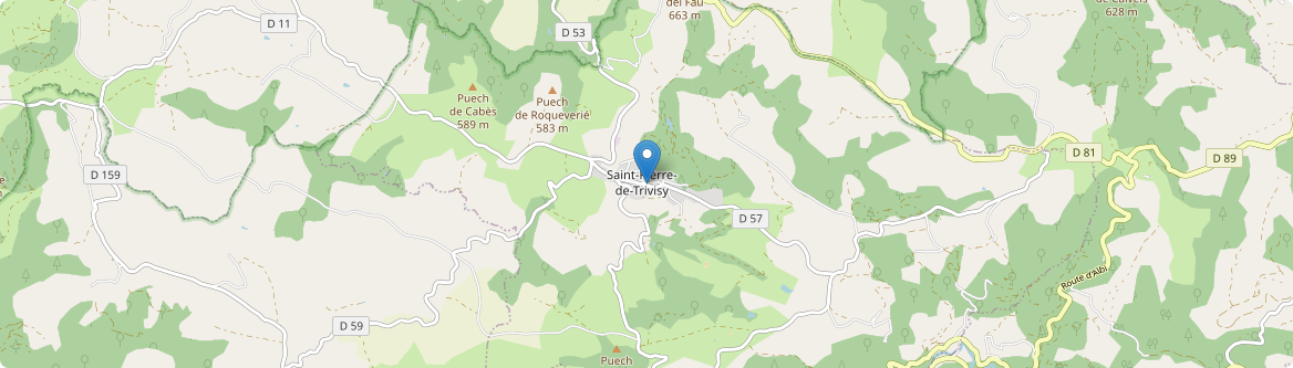 Saint-Pierre-de-Trivisy - Carte