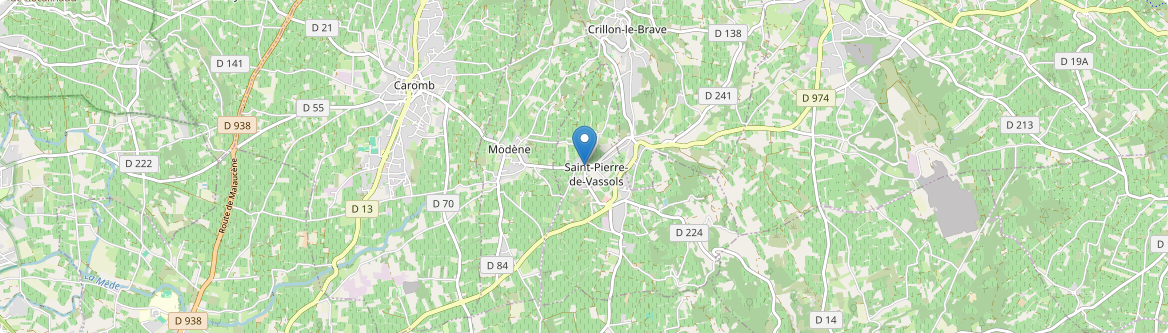 Saint-Pierre-de-Vassols - Carte