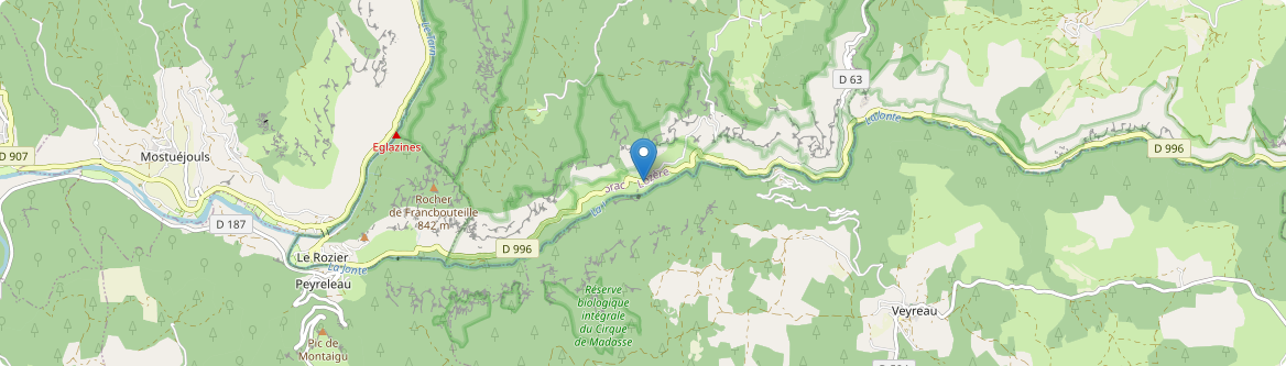 Saint-Pierre-des-Tripiers - Carte
