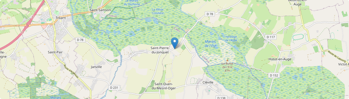 Saint-Pierre-du-Jonquet - Carte