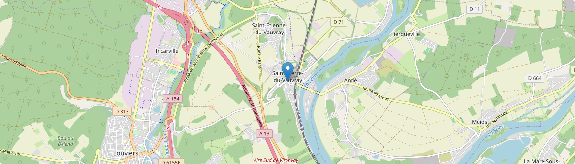 Saint-Pierre-du-Vauvray - Carte
