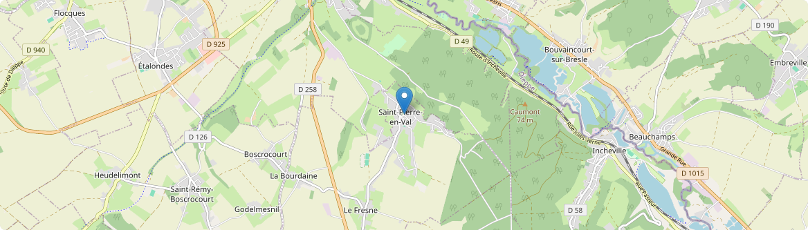 Saint-Pierre-en-Val - Carte