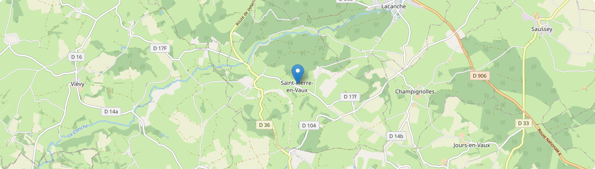 Saint-Pierre-en-Vaux - Carte