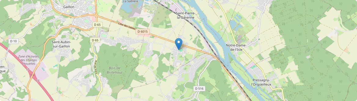Saint-Pierre-la-Garenne - Carte