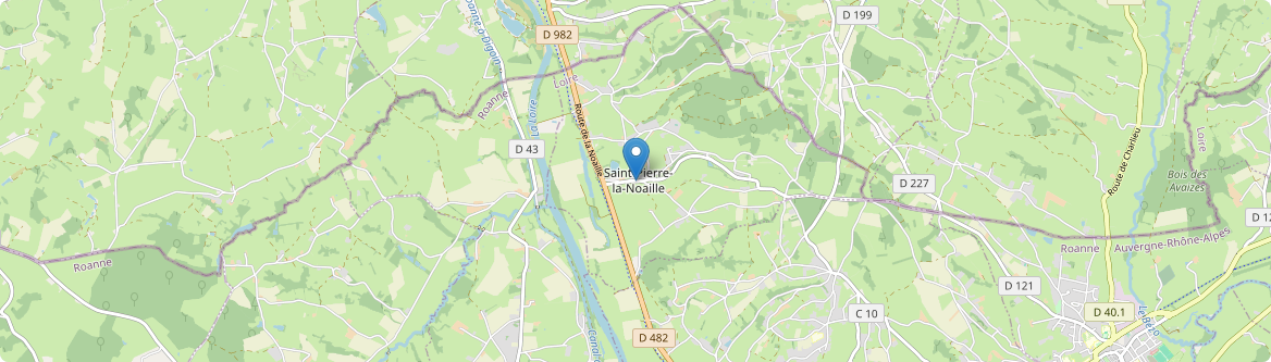 Saint-Pierre-la-Noaille - Carte