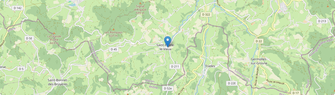 Saint-Pierre-le-Vieux - Carte