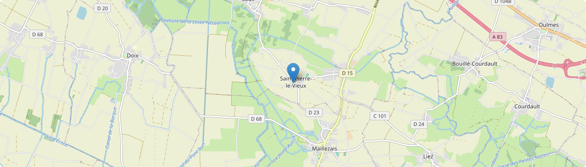Saint-Pierre-le-Vieux - Carte