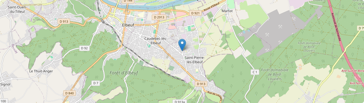 Saint-Pierre-lès-Elbeuf - Carte