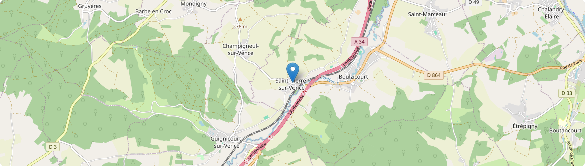 Saint-Pierre-sur-Vence - Carte