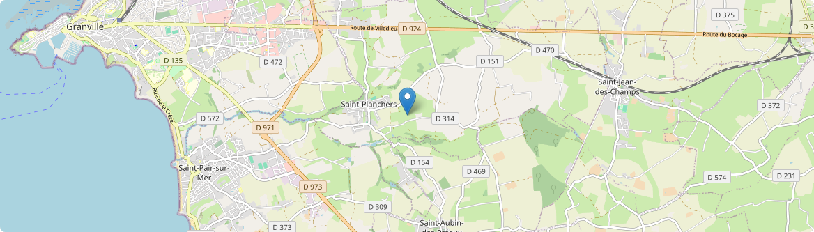 Saint-Planchers - Carte