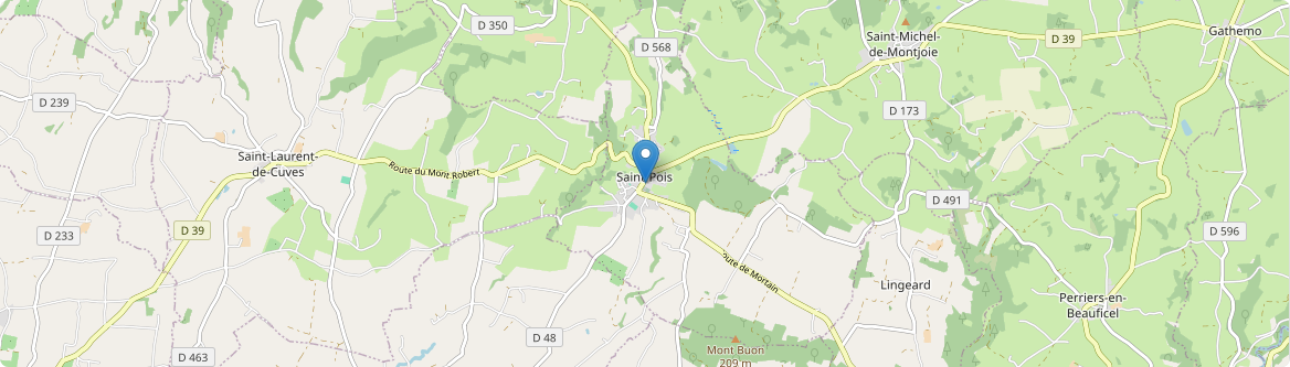 Saint-Pois - Carte