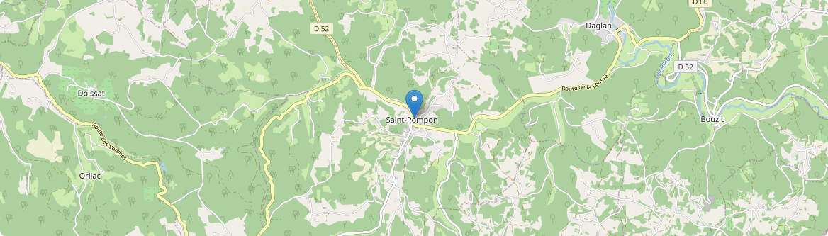 Saint-Pompont - Carte