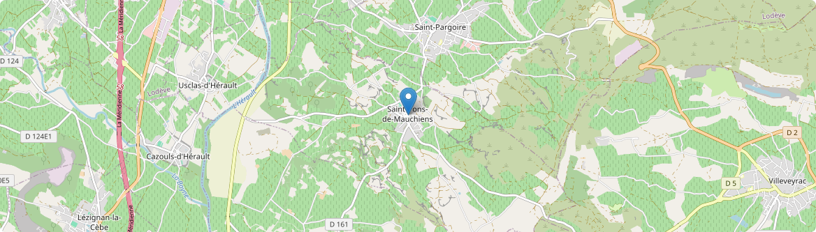Saint-Pons-de-Mauchiens - Carte