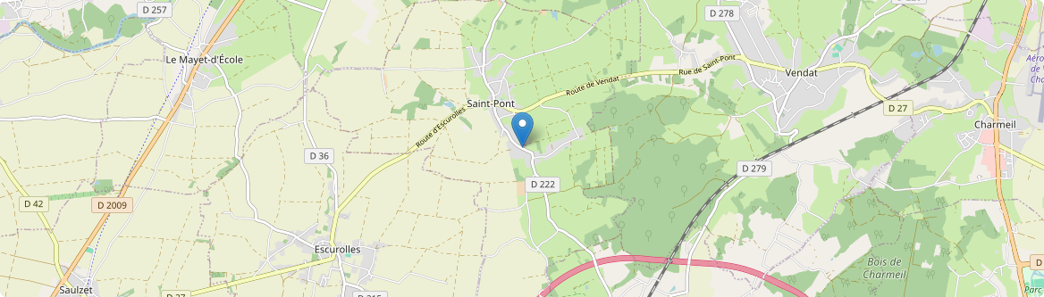 Saint-Pont - Carte